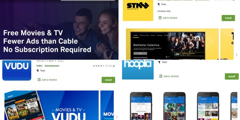streaming apps similar to pluto tv
