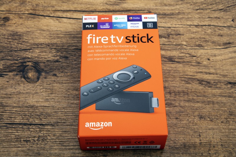 a box with fire stick